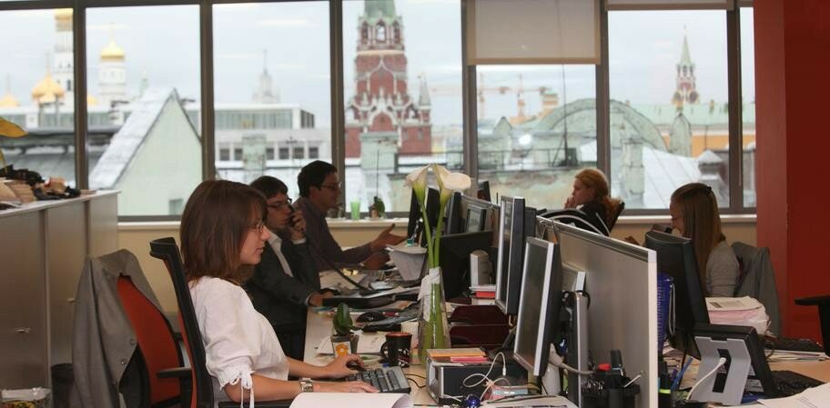 Московская Биржа офис внутри